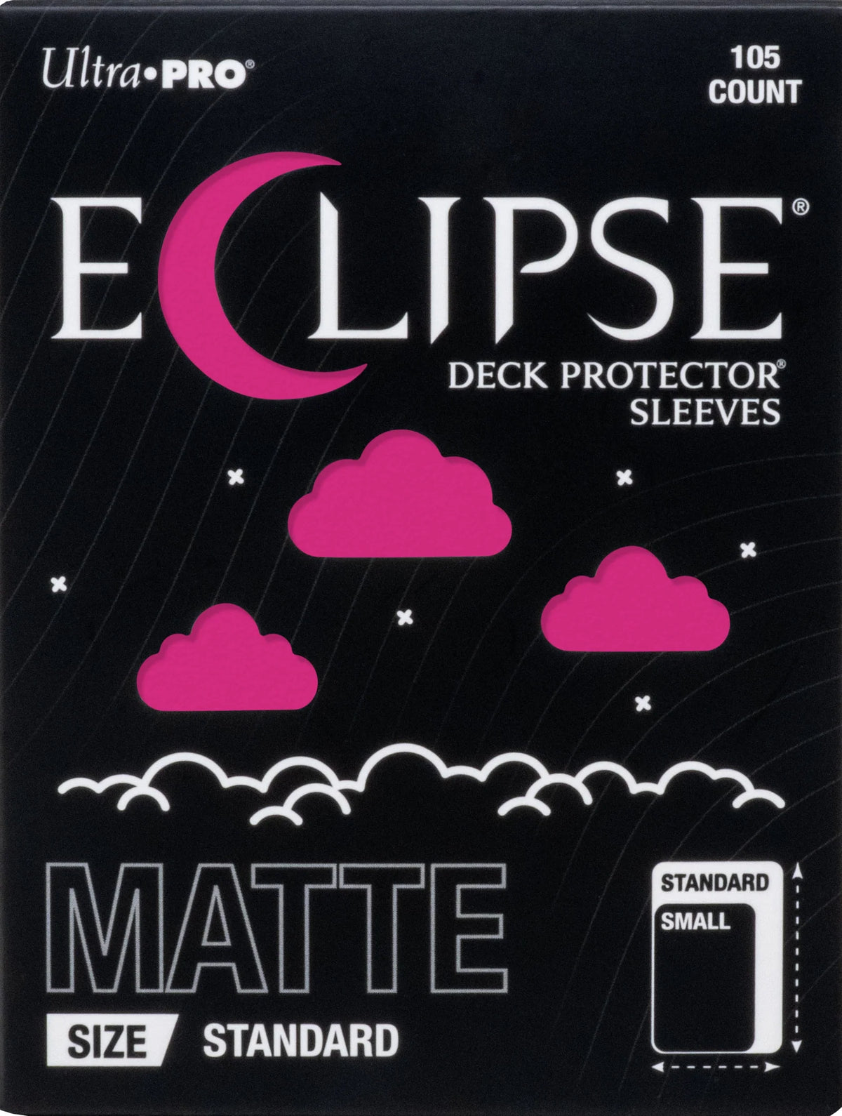 Ultra Pro - Standard Card Sleeves 105ct - D-Pro Enhanced Eclipse Matte - Various Colours
