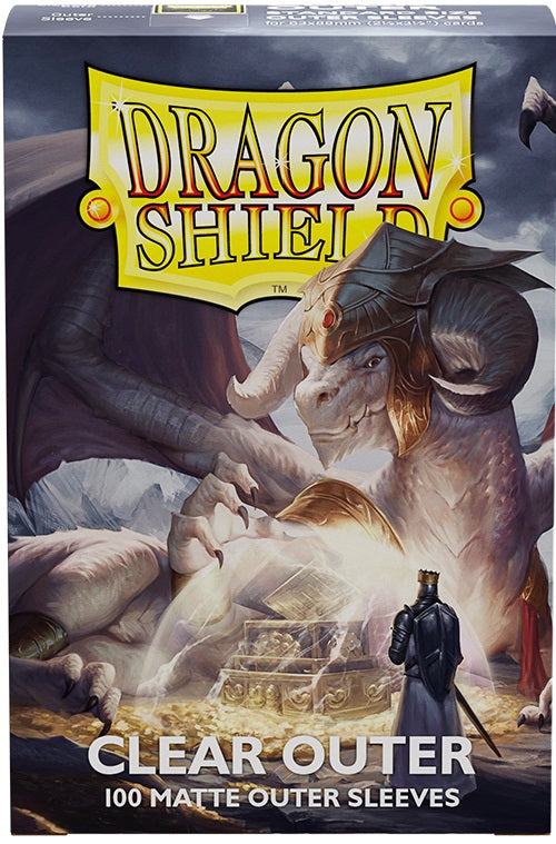 Dragon Shield - 100ct Standard Size - Outer Sleeves - Clear Matte