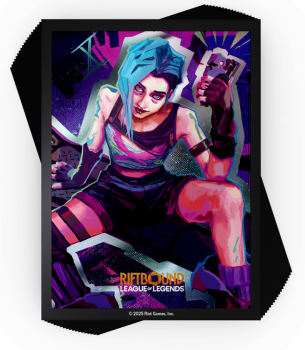 League of Legends Riftbound TCG: Art Sleeves Jinx (Pre-Order)