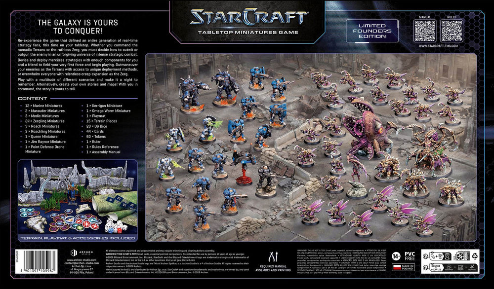 StarCraft: Tabletop Miniatures Game - 2 Player Starter Set: Founders Edition (Pre-Order)