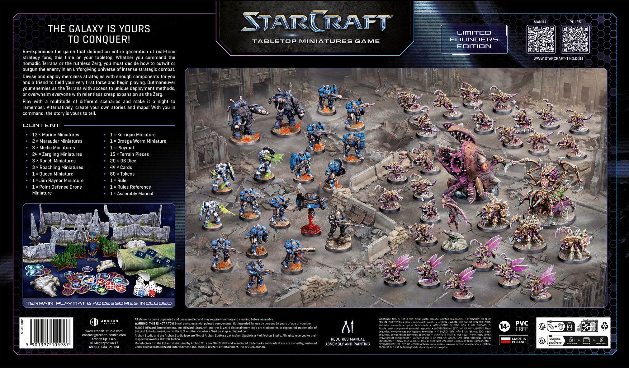 StarCraft: Tabletop Miniatures Game - 2 Player Starter Set: Founders Edition (Pre-Order)