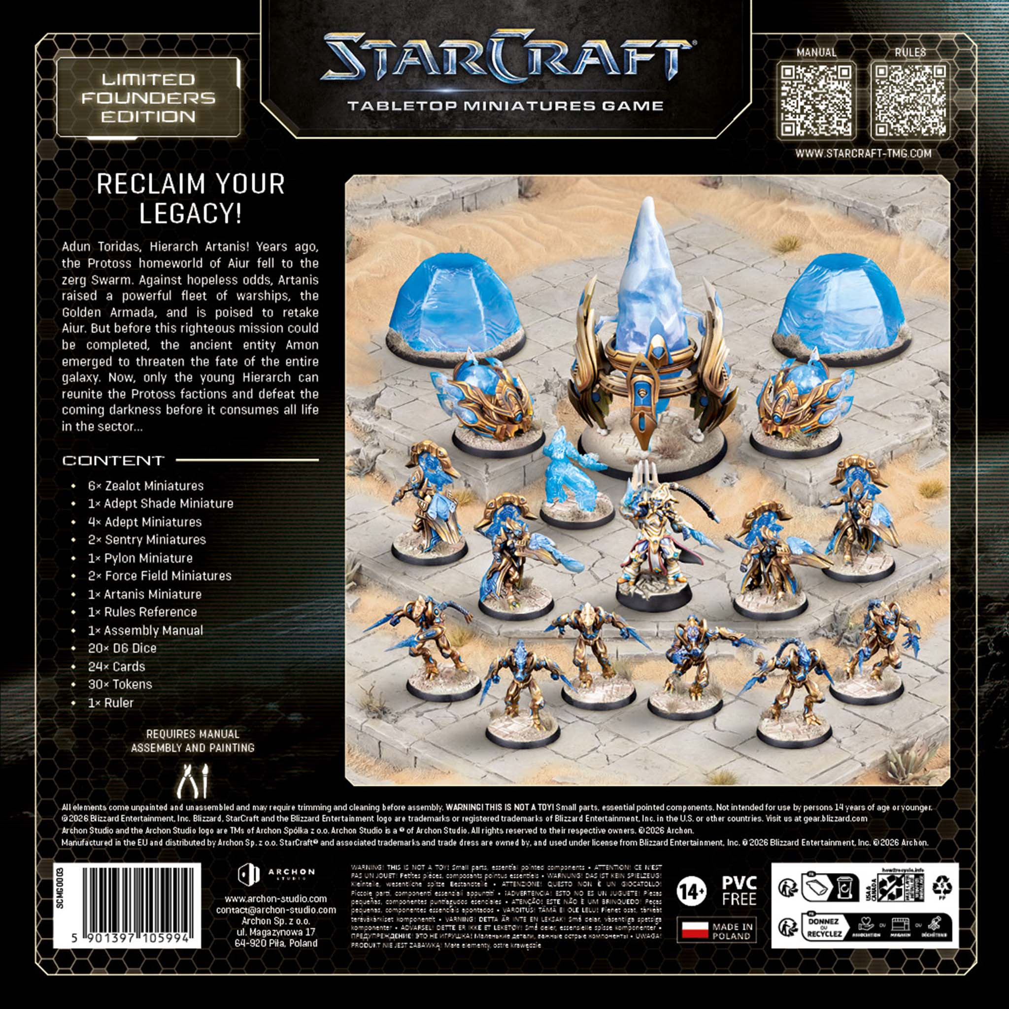 StarCraft: Tabletop Miniatures Game - Protoss Starter Set: Founders Edition (Pre-Order)