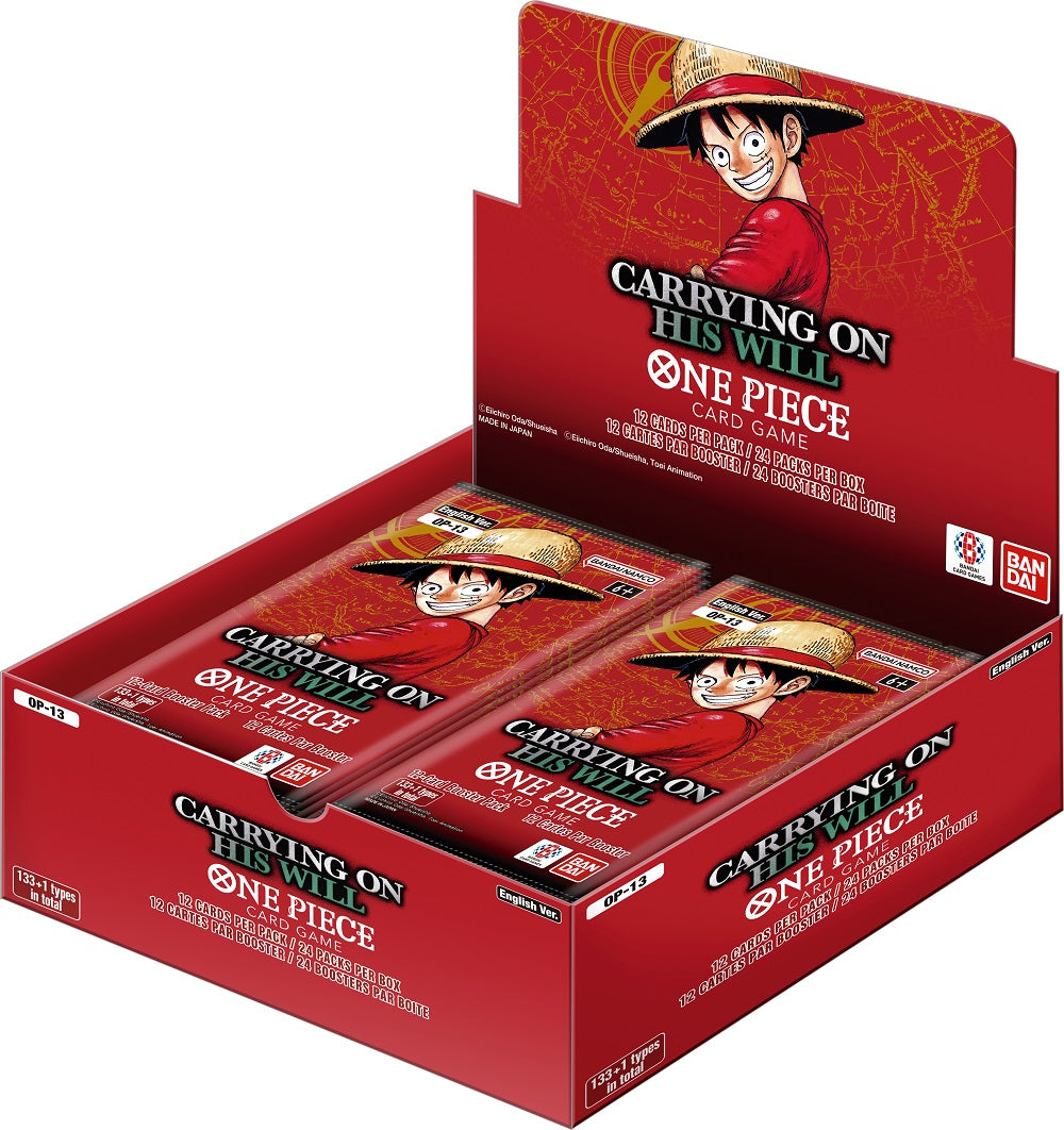 One Piece Card Game - OP-13 - Carrying On His Will Booster Box (Pre-Order)