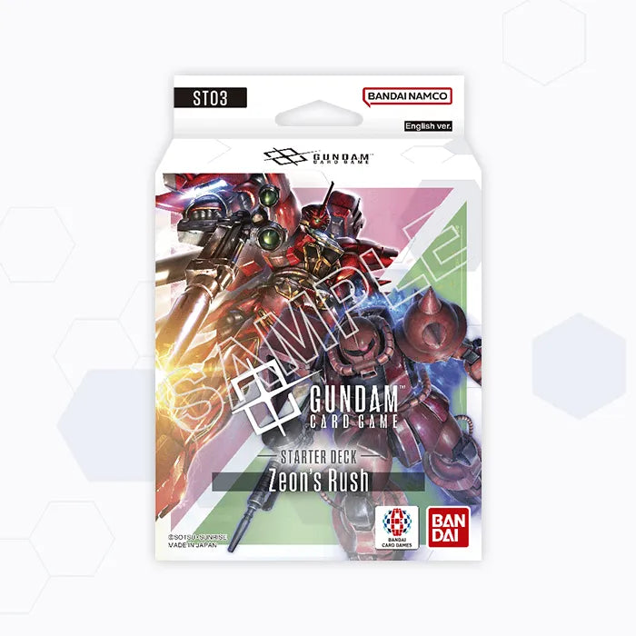 Gundam Card Game - Starter Deck - Zeon’s Rush (ST-03)