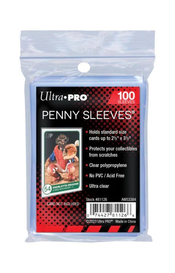Ultra Pro - Card Sleeves - "Penny Sleeves" - 100 Count