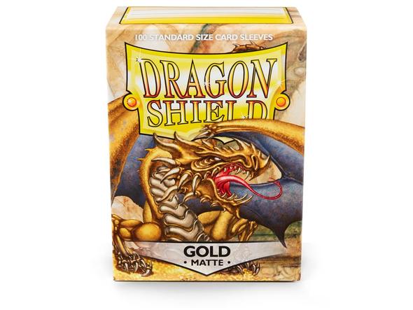 Dragon Shield - 100ct Standard Size - Gold Matte