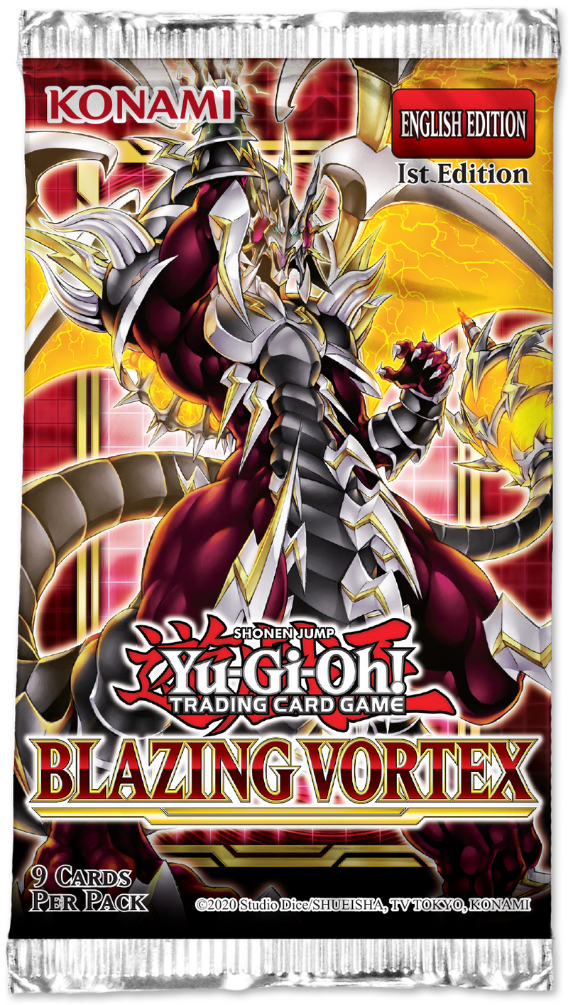 Yugioh - Blazing Vortex Booster Pack - 1st Edition