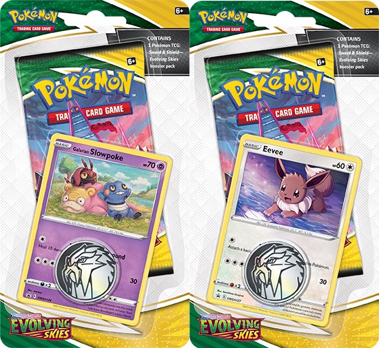 Pokemon - Evolving Skies - Checklane Blister - Bundle of 2