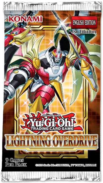 Yugioh - Lightning Overdrive Booster Pack - 1st Edition