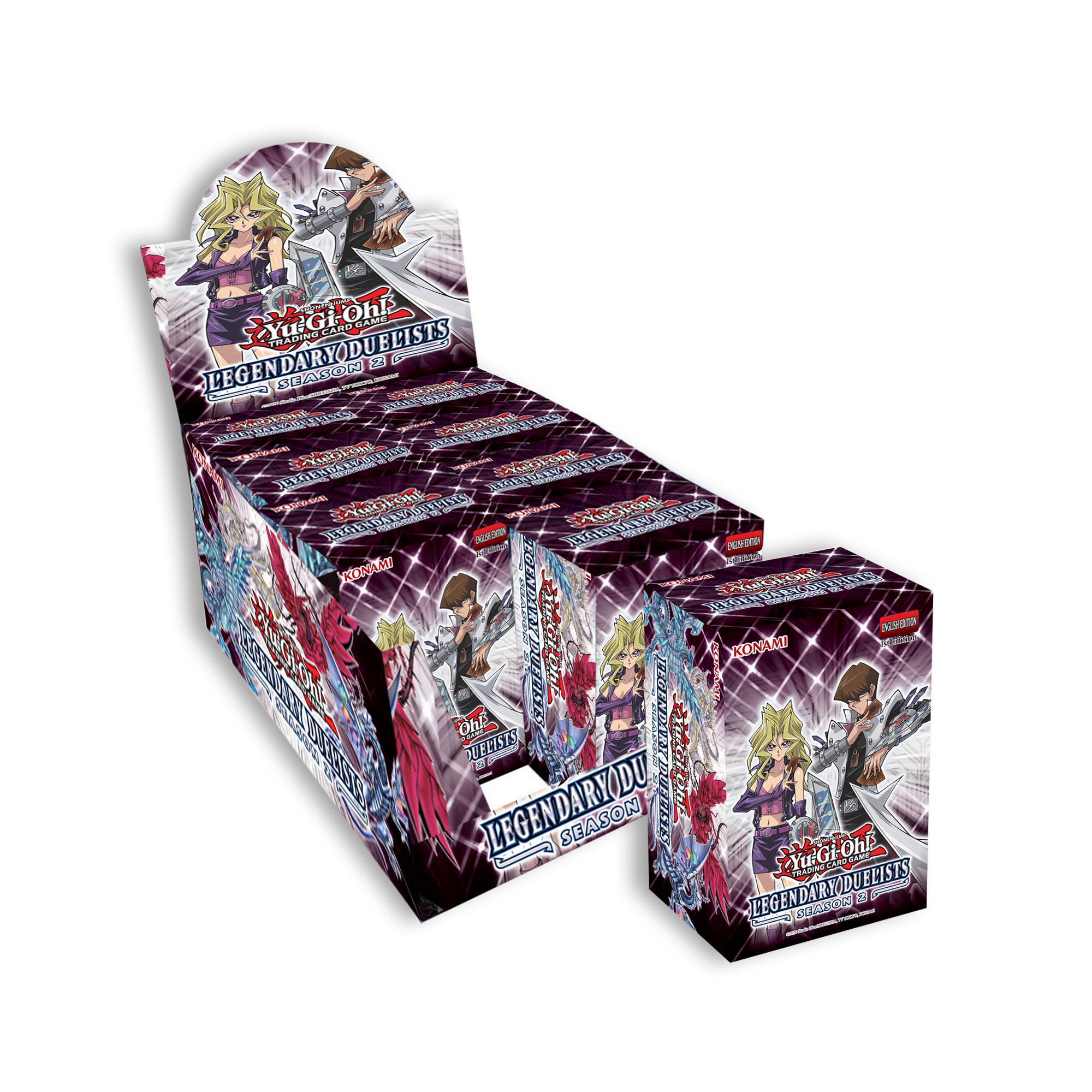 Yugioh - Legendary Duelists: Season 2 - Case Display 6 Boxes