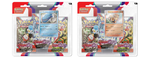 Pokemon - Scarlet and Violet - Base Set - 3 Pack Blister Bundle