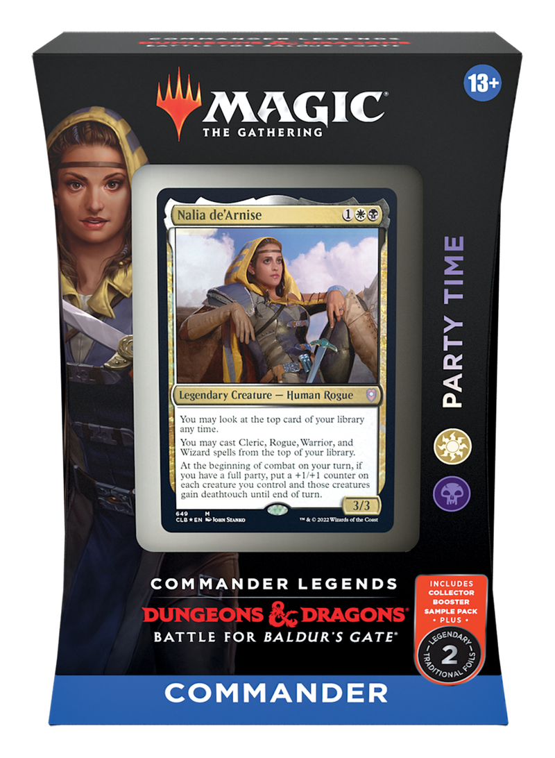 Magic the Gathering - Commander Legends: Battle for Baldur's Gate - Commander Legends: Battle for Baldur's Gate - English Commander Deck - Party Time