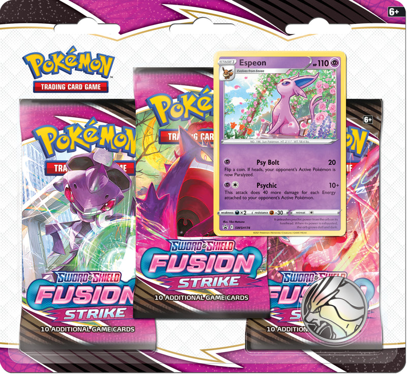 Pokemon - Fusion Strike - 3 Pack Blister - Espeon
