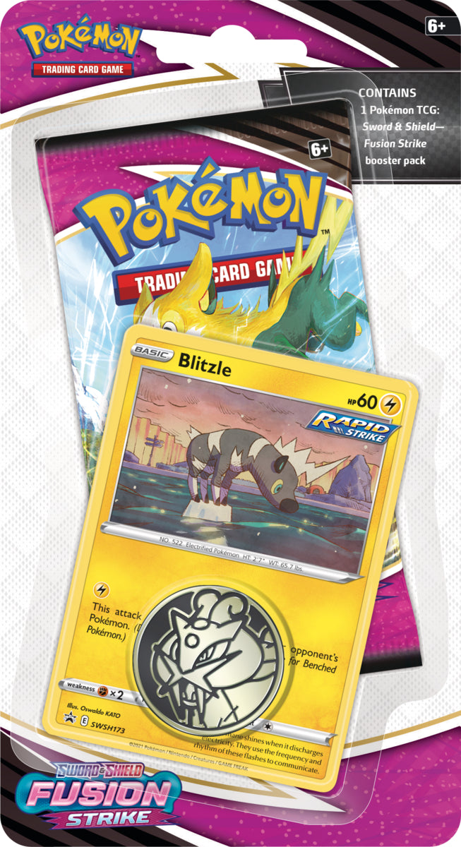 Pokemon - Fusion Strike - Checklane Blister - Bundle of 2