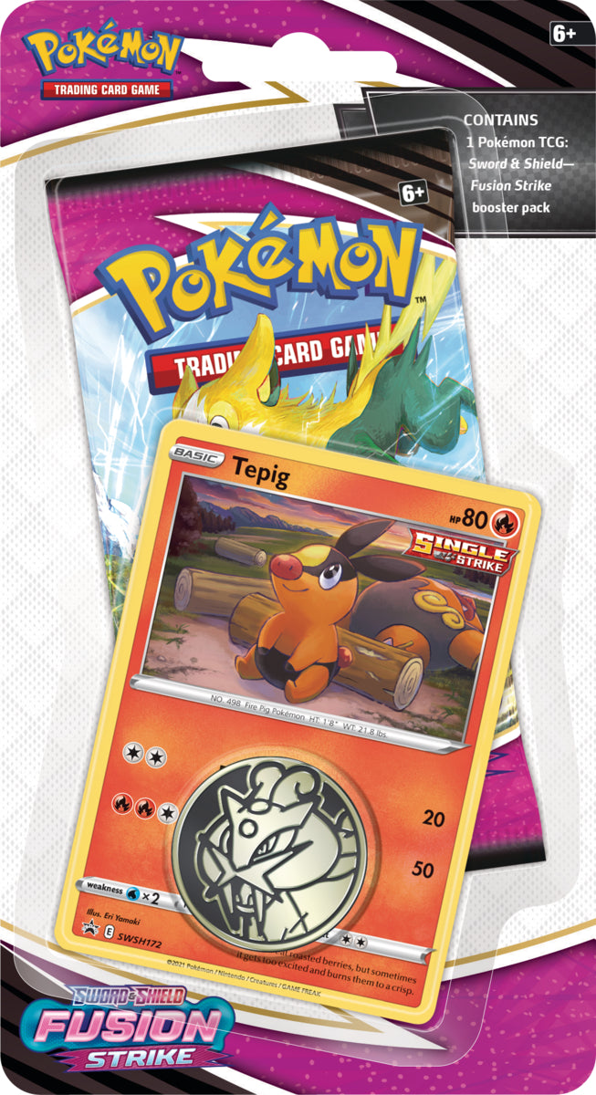 Pokemon - Fusion Strike - Checklane Blister - Bundle of 2