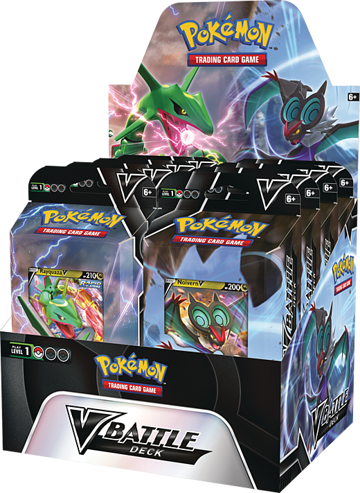 Pokemon - V Battle Deck Rayquaza VS Noivern 8 - Count Display