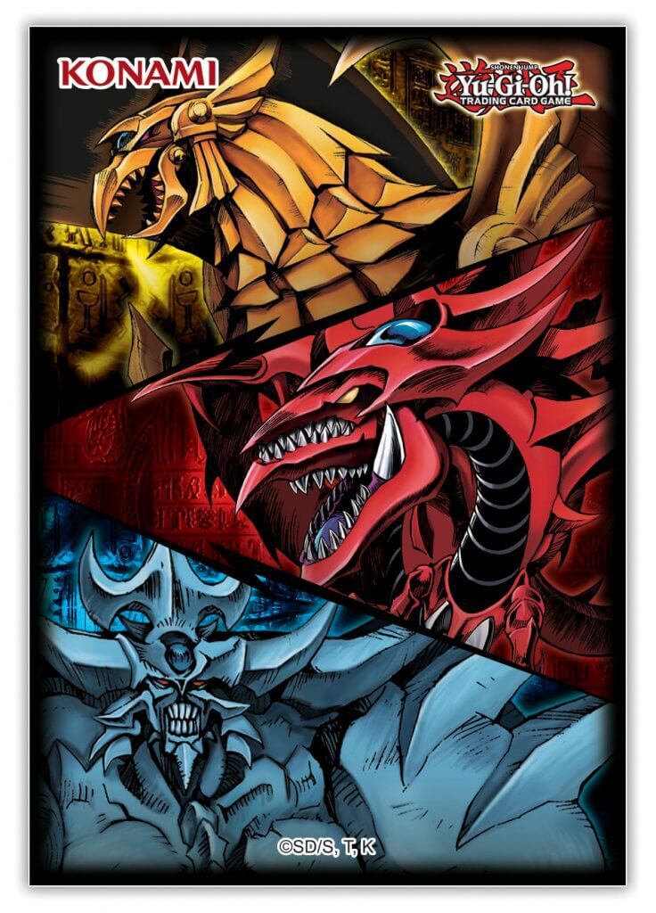 Yugioh - 50ct - Slifer, Obelisk, & Ra Card Sleeves