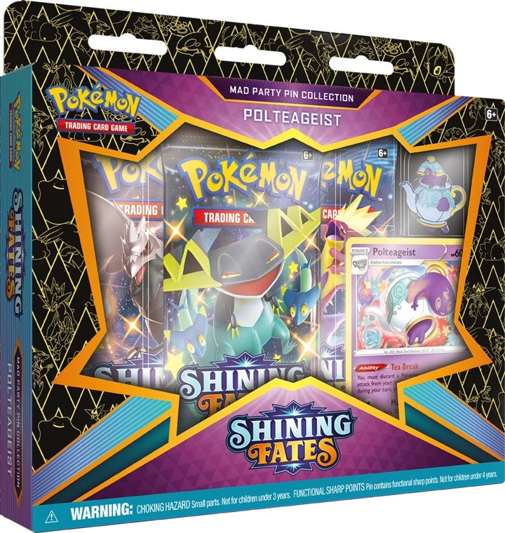 Pokemon - Shining Fates - Mad Party Pin Collection - Polteageist