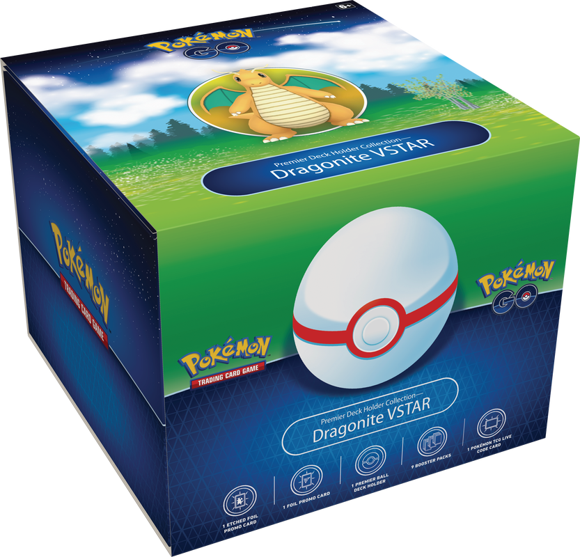 Pokemon - Pokemon GO TCG - Premier Deck Holder Dragonite VSTAR