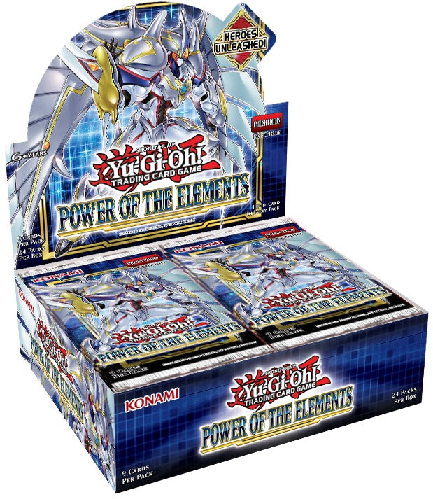 Yugioh - Power of the Elements Booster Box Case - 12 Boxes - Unlimited